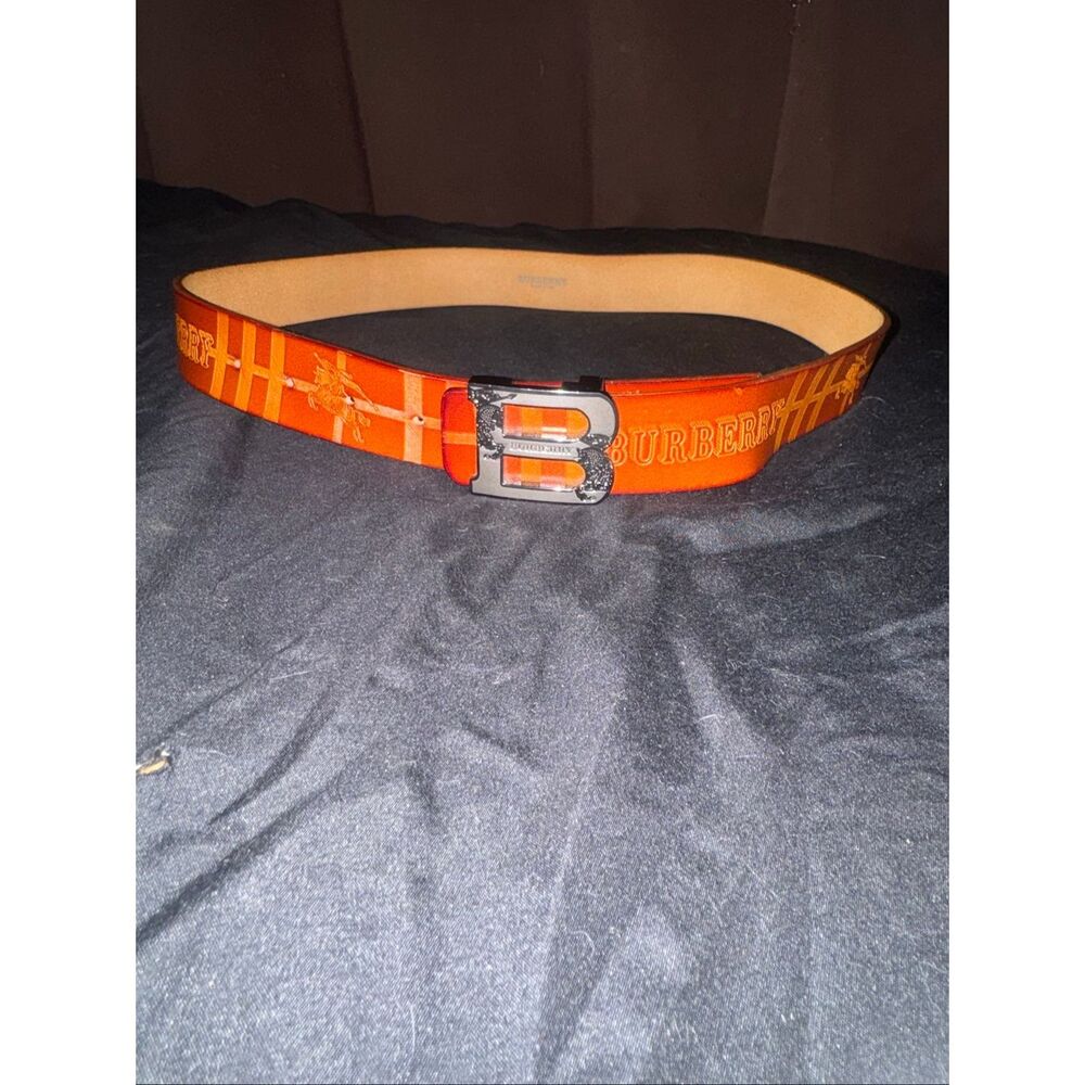 Authentic Burberry leather belt size 40/100 - Picture 12 of 12